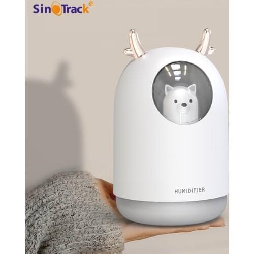 Car Humidifier 300ML Cute Rabbit Ultra-Silent USB Aroma Essential room LED Night Lamp Air Purifier Mist Maker Air Fresher Care