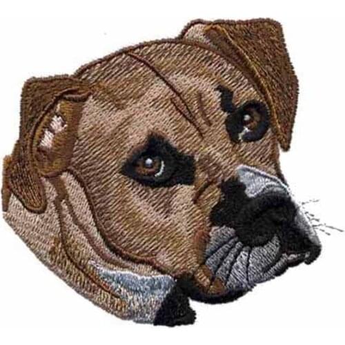 Embroidery Dog Badge Made by Twill with Heat Cut Edge and Iron On Backing Welcome Customized and MOQ50pcs Free Shipping