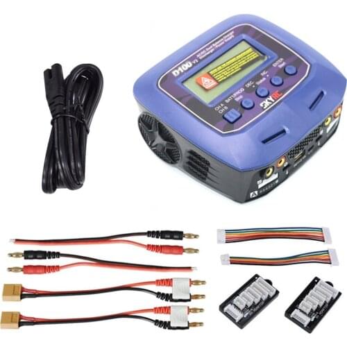SK-100131-03 D100 V2 Charger Dual Output Intelligent Balance Charger Discharger Charge LiFe LiIon LiHV NiMH NiCd LiPo