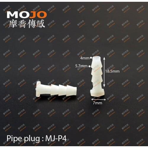 2020 Free shipping 100 pieces discount MJ-P4 4mm pipe fittings connectors Nut cap Hose plug