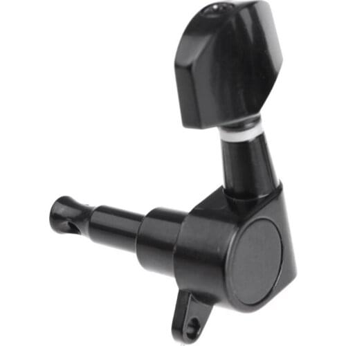 6 Pieces Black Sealed electric Tuning Pegs Tuner Machine Head 3R 3L / acoustic guitar