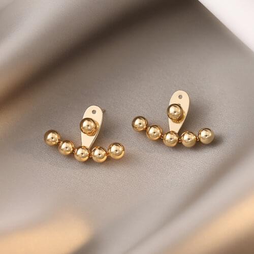 Boboman Women's Gold Earrings