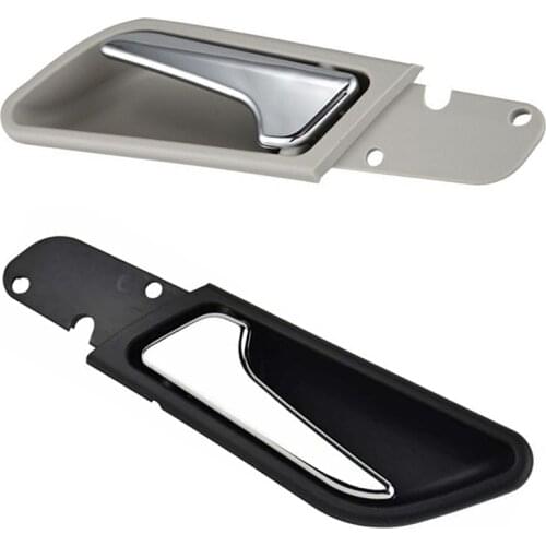 Black Beige Left Right Side Car Interior Door Handle Trim For Mercedes-Benz W169 W245 A B Class 2008-2012 Auto Accessories