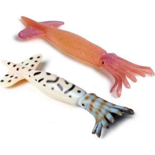 Squid Animal Model Action Figure Sea Animal Action Figures Collection PVC Children Cognitive Toys