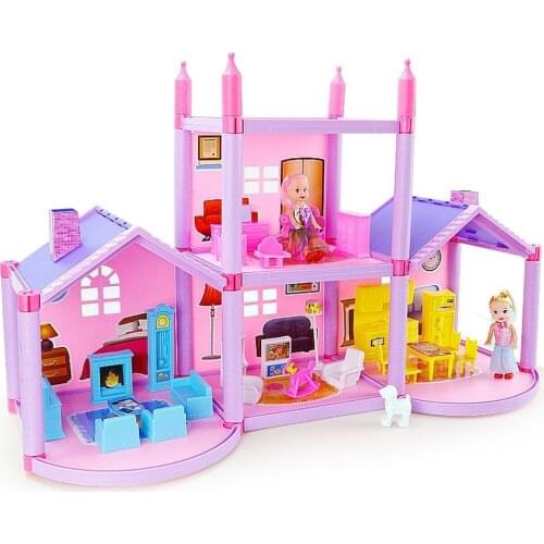Dollhouse Castle DIY House Toy Miniature Dollhouse Birthday Gifts Educational Toys Doll Villa Girl DIY Toy