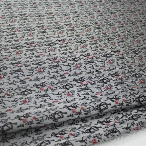 NCF178 1Yard Chinese Characters Silk Jacquard Satin Fabric Garment Chinese Style Fabric Chinese Gift Packing Decoration Fabrics