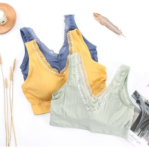 Underwear Fitness Free Size High Elastic Breathable Quick Dry Sportswear Active Lace Bra For Women Gym Tops Yoga