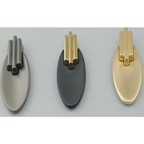 New Creative Modern Simple Zinc Alloy Cupboard Door Wardrobe Handle Nordic Single Hole Cupboard Handle Gold Handle Door Knob