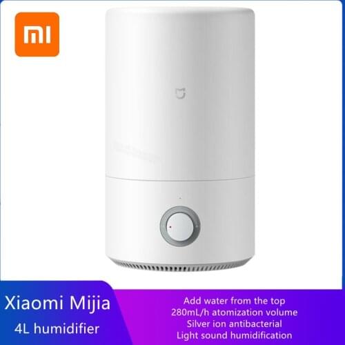 Original Xiaomi Mijia Humidifier 4L Air Purifier Aromatherapy Humidificador Diffuser Essential Oil Mist Maker for Office Home