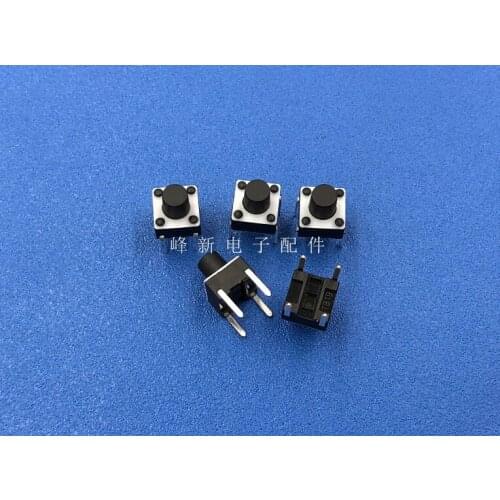 Original new 100% JT1230HSTF 6*6*7 touch switch micro key switch button touch high temperature resistance 110gf DIP 4pin