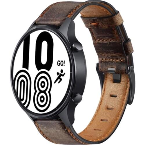 22mm strap for samsung Galaxy watch 3 42/46mm leather correa Amazfit Pace Gear S3 frontier bracelet huawei watch gt 2-e-pro band