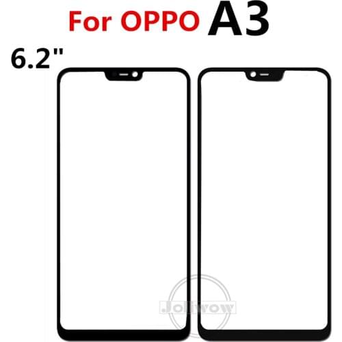 Mobile Phone Touch Panel For OPPO A3 Front Outer Screen Glass Lens cover For oppo A 3 A3 Touch screen Panel Without Flex