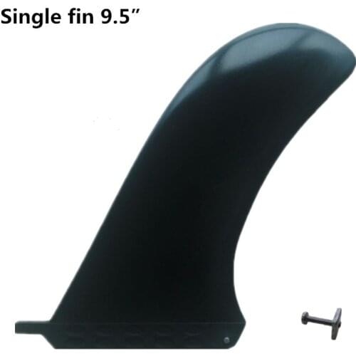 SUP Surfing Single Quilhas 9.5 Length Nylon Fins 9.5 inch Surfboard Fins 1pcs with screw stand up paddle