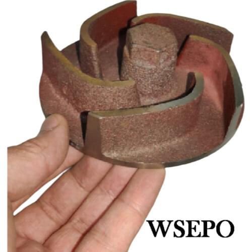 Iron Impeller with 18mm dia. Total height 47mm fits for 2 In./ 3 In. Water Pump with 18mm threaded shaft