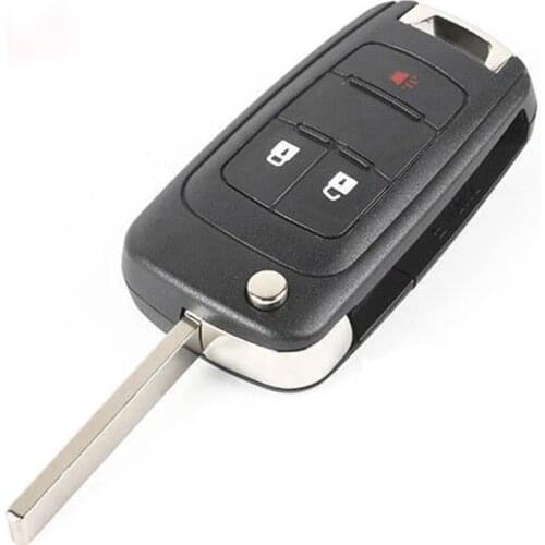 3 Buttons Remote Control Car Key Fob for Chevrolet Equinox Orlando Sonic GMC Terrain Replacement Car Key Fob Accessories