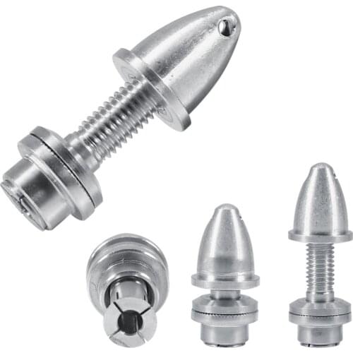 5pcs/lot 2mm 3mm 3.17mm 4mm 5MM 6MM 8MM 10MM RC Aluminum Bullet Propeller Adapter Holder for Brushless Motor Prop Dropship