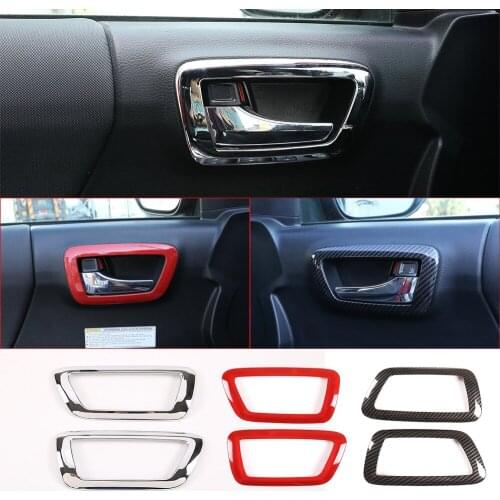 ABS Interior Door Handle Bowl Panel Cover Trim Fit For Toyota Tacoma 2016-2020 Car Interior Accessories