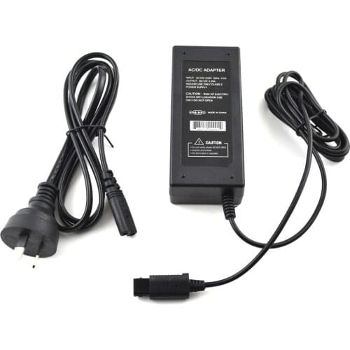 50 PCS a lot AU Plug AC adapter 100-240 power supply Adapter for Nintendo Gamecube/NGC console with power cable/cord