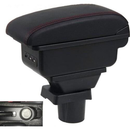 For Mitsubishi mirage Space Star Armrest box central Store content box with USB interface