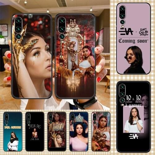 Eva Queen Phone case For Huawei P Mate P10 P20 P30 P40 10 20 Smart Z Pro Lite 2019 black trend cover art prime luxury waterproof