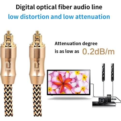 Digital Optical Audio Cable Toslink 1m 2m 3m SPDIF Coaxial Cable for Amplifiers Blu-ray Player Xbox 360 Soundbar Fiber Cable