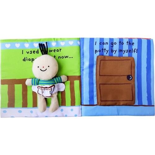 3D Baby Cloth Book Bath Potty Infant Early Cognitive Development Educational Toy Educational Toys Kids Early Learning
