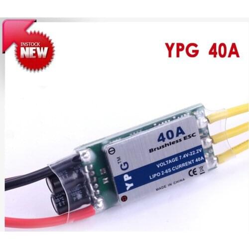 GARTT YPG 40A Brushless Electronic Speed Controll ESC High Quality For 450 450LHelicopter Fixwing