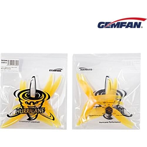 Gemfan JB Hurricane 51477 5.1X4.77X3 3-Blade PC Propeller for RC FPV Racing Freestyle 5inch 5.1inch 4S 6S Drones 2206 2306 2407