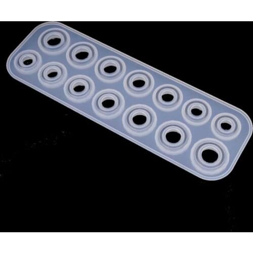 Circular cut surface Rings Mold Collection Handmade DIY Making Ring Jewelry Silicone Mold Crystal Epoxy Mould