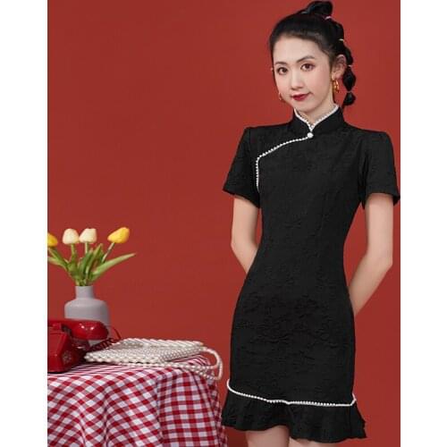 KUANGNAN Short Summer Dresses