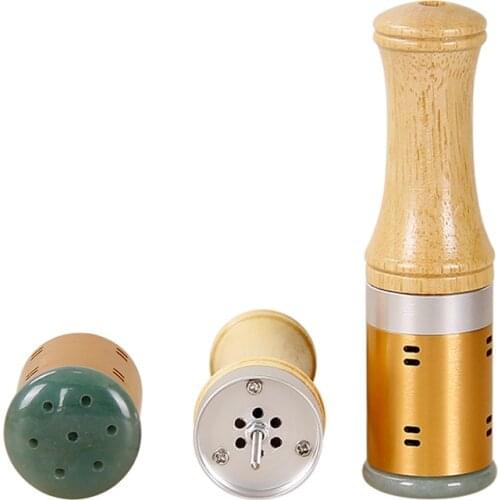 Moxibustion massage Massager Jade Stick Scrollable Warm Moxibustion Moxa Wood Handle Cold In Uterus Face Eye Massage Body