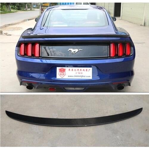 High quality Carbon Fiber/ABS Car Rear Trunk Lip Spoiler Wing Fits For Ford Mustang 2015 2016 2017 2018 2019 2020