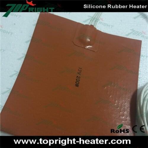 Silicone rubber heater 12v 400w engine preheater fuel filter band heater