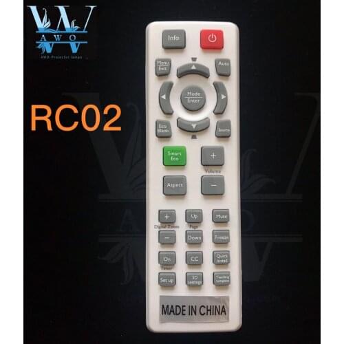 New Original Projectors Remote Control For BenQ RC02 MS504,MX505,MS521P,MS522P,MS524,MW526,MX525,MX522P Projectors
