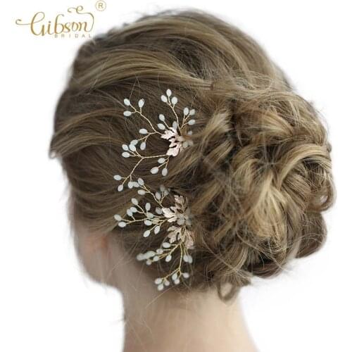 Fairy Bridal Hair Accessories Headdress Hair Pin Wedding Dress Toast Headpiece Bobby Pins Jewelry