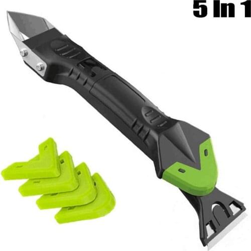 Creative 5 In1 Silicone Remover Caulk Finisher Sealant Smooth Scraper Grout Kit Tools Kitchen Gadgets And Accessories