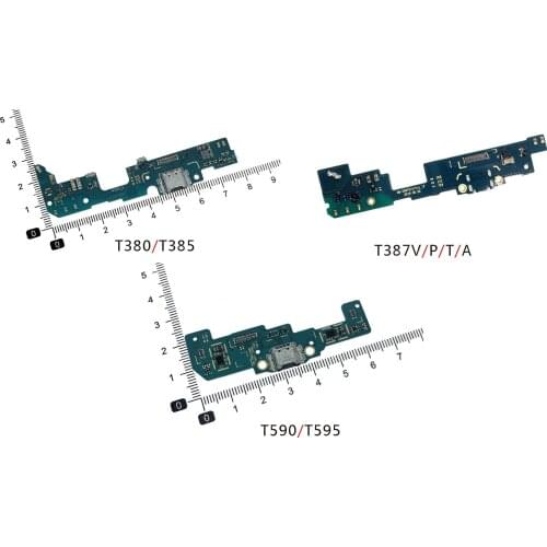 For Samsung Galaxy Tab A 8.0 T380 T385 T387V/P/T/A T387 T590 T595 USB Dock Charging Port Charger Connector Flex Cable Plug Board
