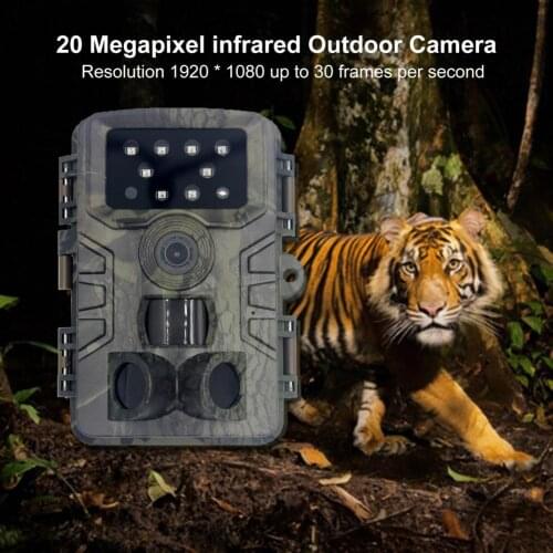 PR700 Waterproof Hunting Camera High-definition 1080P Compact Night Vision Scouting Camera for Outdoor Animals Monitoring