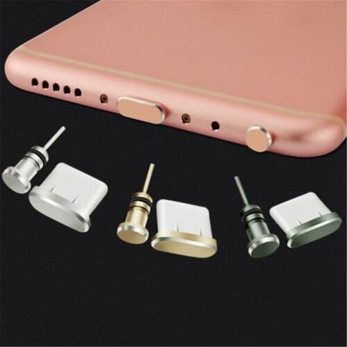 1Set Dust Plug For Type C Charging Port Earphone Jack USB Dust Plug Set