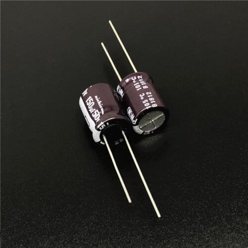 10pcs/100pcs 150uF 50V NICHICON PW Series 10x13mm Low Impedance Long Life 50V150uF Aluminum Electrolytic capacitor