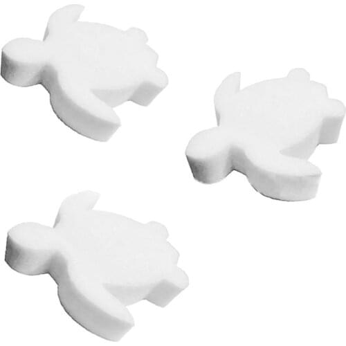 10pcs Tortoise Shape Swimming Pool Foam Sponge Filter Tub Spa Oil Absorbing Sludge Cleaning Tool
