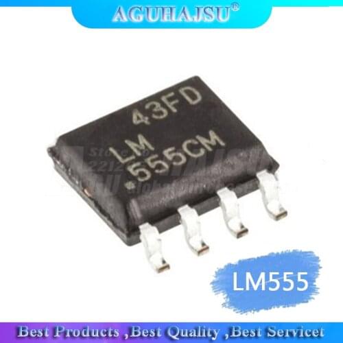 10PCS LM555 LM555CM SOP8 real-time clock chip new original