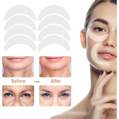 256pcs Anti-Wrinkle Lift Face Sticker Instant Waterproof V Shape Breathable Makeup Adhesive Tape Invisible Fast Lifting Tighten