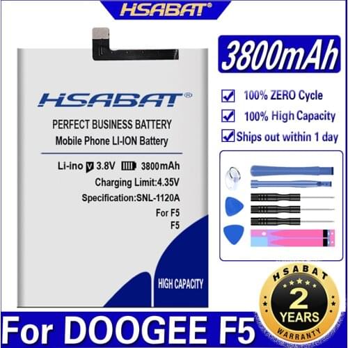 HSABAT 3800mAh for DOOGEE F5 Battery