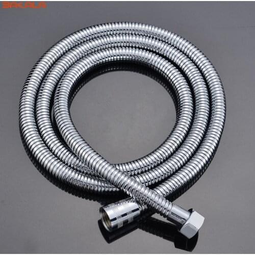 BAKALA Plumbing Hoses Shower Hose 1.5m Plumbing Hose Bath Products Bathroom Accessories SUS304 Shower Tubing Hoses free shipping