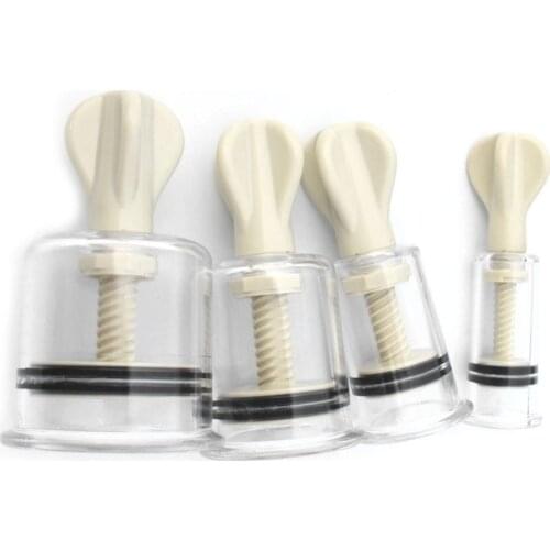 Suction Cupping Cup Nipple Enhancer Massage Vacuum Cans Fetish Plastic Enlarger Suction Enlarger Body Breast Massager Cups