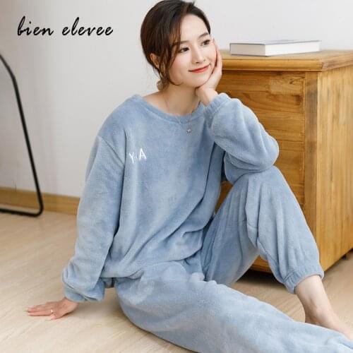 Bien Elevee Women's Flannel Pajamas