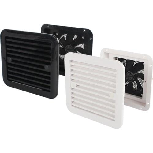 RV side exhaust fan Side radiator side vent 12V 24V side ventilation Louver grille air outlet