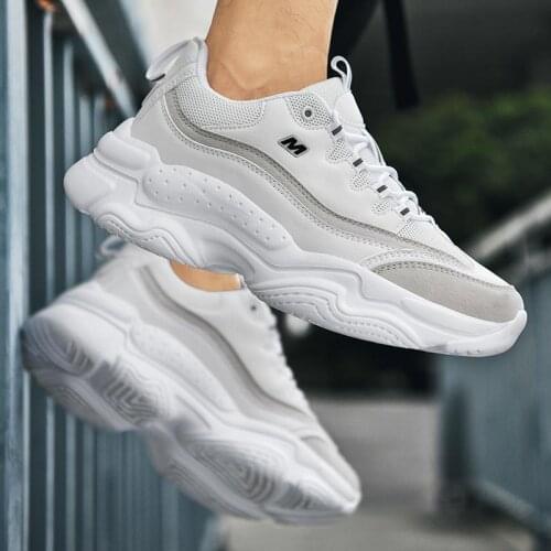 Big Size Summer High Soles Male Sneakers Sport Man Brand White Sports Shoes Mens Running Shoes Trainers 2021 Boty Panske A-896