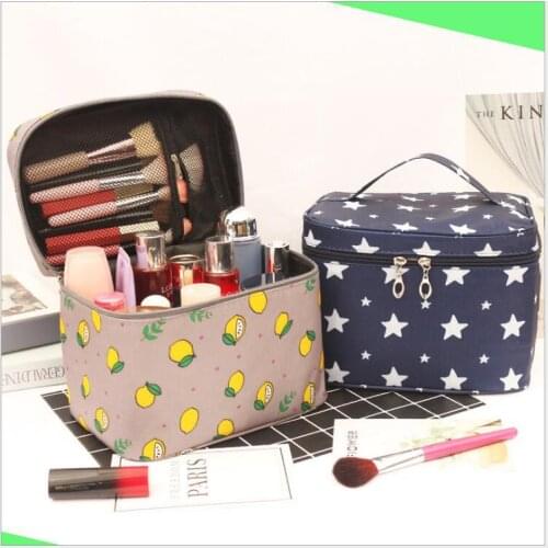 Travel Waterproof Portable Women Makeup Bag High Capacity Toiletries Organizer Storage Cosmetic Cases Zipper Wash Beauty Pouch